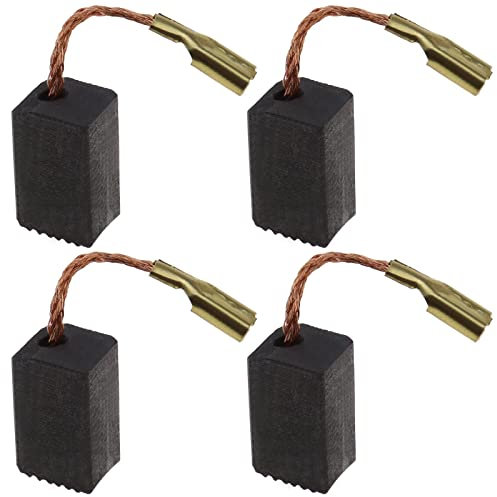 ECSiNG 2 Paires Balais de Charbon pour Meuleuse d'angle 6.3x8x13.5mm Compatible avec Ryobi EAG950RB EAG750RS 115 125 D54 Pièce de Rechange pour Outil Électriques de Réparation de Remplacement