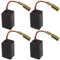 ECSiNG 2 Paires Balais de Charbon pour Meuleuse d'angle 6.3x8x13.5mm Compatible avec Ryobi EAG950RB EAG750RS 115 125 D54 Pièce de Rechange pour Outil Électriques de Réparation de Remplacement