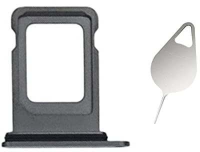 Snailcanfly Tarjeta SIM Doble Nano + Soporte para Ranura de Bandeja Reemplazo para iPhone 13 Pro A2638 A2483 6.1inch / 13 Pro MAX A2643 A2484 6.7inch con Alfiler Graphite