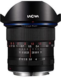 Venus Laowa 12mm f/2.8 Zero-D Ultra-Wide Angle Lens Manual Focus for Sony E Mount Camera, Black