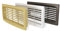 Bathroom Door Air Vent Grille / 300mm x 135mm / Furniture Plastic Ventilation Cover/Available in White, Brown and Beige Colour (Brown)