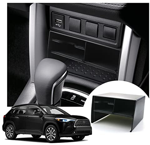 LFOTPP Ablagefach Mittelkonsole Für Toyyota Corolla Cross SUV, Auto Zubehör Organizer Aufbewahrungsbox Original Auto Aufbewahrungsbox
