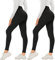 AMIYOYO Leggings Damen 2er Pack Sporthose Fahrradhose High Waist Leggins Blickdicht Elastische Weiche Bauchweg Hosen für Yoga Fitness Outdoor Freizeit