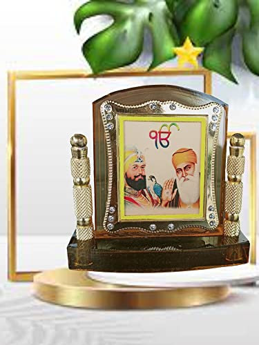 BEXCO Guru Nanak Dev Ji & Guru Gobind Singh Ji Sikh Gurus Foto Schaustück / dekoratives Schaustück