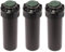 Suinga 3 x Irrigatori Rain Bird 5004 Plus. Portata da 7,6 a 15,2 m. Permette di paralizzare l'irrigazione dal coperchio dell'irrigatore. Filettatura 3/4 Femmina, nero