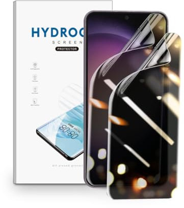 nvskvd Protector Pantalla Privacidad para Samsung Galaxy S23, 2 Piezas Antiespia Película TPU Flexible Protector de Pantalla, Película de Hidrogel Privacidad Anti-Espía [no Vidrio Templado]