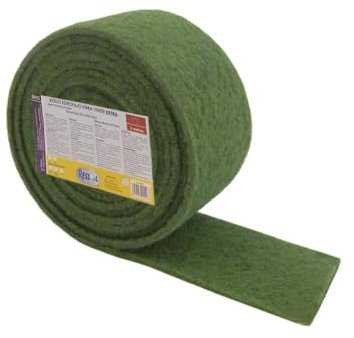 Rollo Estropajo Verde Rollo de 6 metros gran poder abrasión Fibra Extra Ancho 15 centímetros