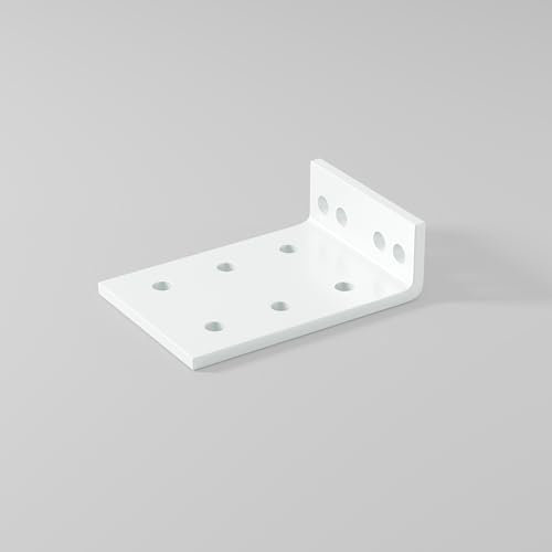 home Trends Markisenhalterung Decken- und Wandhalterung /Dachsparrenhalter mit Befetigungsmaterial Stahl/Aluminium und Weiß/Antrazit zur Auswahl (35/40 Dual-Stahl-weiß)