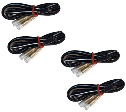 Germany Motorsports Motorrad Blinker Adapter Kabel für Blinkerwechsel Blinkerkabel für LED Halogen (Suzuki, 2 Paar)