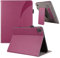 xinyunew Cover per Apple iPad Pro 12.9 (2018)/iPad Pro 12.9 (2020),Flip Caso in PU Pelle Premium Portafoglio Custodia [Kickstand][Slot per Schede][Chiusura Magnetica]-(Rosa)