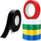 TAIXING 6 Colores Súper Pegajoso Cinta Aislante 15 mm x 15 m Impermeable Cinta Aislante Colores Resistente al Frío y al Calor Cinta Aislante de PVC para Aislar y Reparar Cables Eléctricos