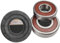 zoubeqie Compatible For LG Drum Washing Machine Water Seal（D37*76 * 9.5 * 12）+bearings 2 PCs（6305 6306） Oil Seal Sealing Ring Accessories