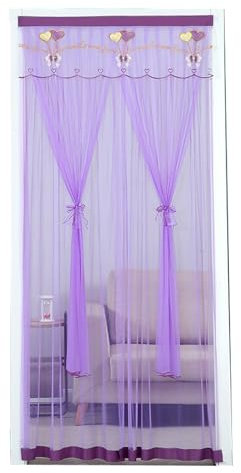 Machtiging Porta del Balcone con Zanzariera,Zanzariera Porta,Traspirante,Anti Insetti,Senza Forare,Facile da Installare,Nessun Chiodo Richiesto,Ideale per Terrazze,Balconi,Campers E Altro Ancora