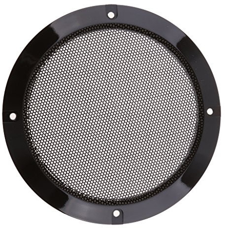 Suammiitstrieadea 5inch Speaker Grills Cover Case with Screws, Black, 5 inch