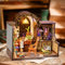 Rolife Miniatur Haus, Miniatur Haus Selber Bauen The Magic Study, Deko für Schreibtisch oder Bücherregal, Puppenhäuser Miniatur Tiny House Bausatz Geschenk DG166