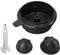 Centrifugeuse manuelle orange avec cône de presse en plastique ABS, pièces de machine à jus accessoires pour Thermomix Accessoires Pièces de presse-agrumes