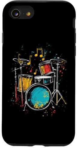 Instrument de batterie, batterie Coque pour iPhone SE (2020) / 7 / 8