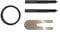 Motorcycle Front Fork Spring Compressor Kit, Fork Spring Compressor Tool Kit For Motorcycle, Black Aluminum Valve Spring Tool For BMW