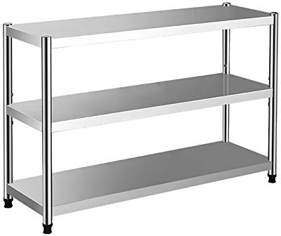 Heavy Duty 3Tier Metal Garage Shelving UnitSturdy Storage Rack for Kitchen Home & GarageIdeal Organizer for Tools Supplies & Accessories