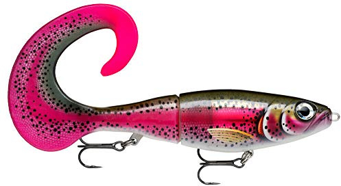 Rapala X-Rap Otus Lure with Two No. 2/0 Hooks, 0.5-1 m Swimming Depth, 25 cm Size, Live Rainbow Trout