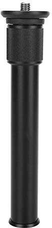 Oumij Black Extension Rod, Adjustable Extension Rod Telescopic Pole Monopod Accessory for Tripod Stabilizer,Adjustment from 19 to 30 cm