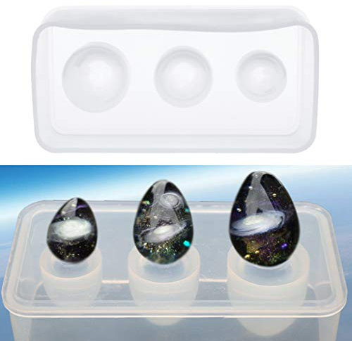 Molde de silicona para huevos de resina epoxi para manualidades de manualidades de bricolaje para decoración de tartas y decoración para el hogar