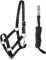 PFIFF 102931 Halfter und Strick Set, Kunststoffhalfter Führstrick, Schwarz Full