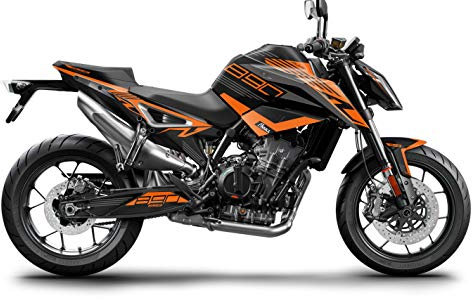 ARider Dekor für KTM Duke 890 | Aufkleber und Grafik Kit (Orange)