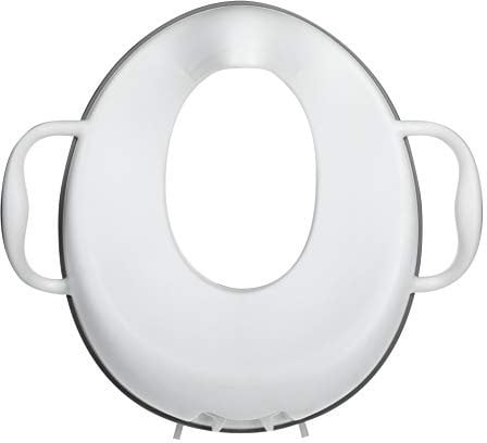Nuby Siège de toilette de sécurité | protection anti-éclaboussures intégrée pour tout-petits et enfants | Poignées faciles à saisir | 12 mois +