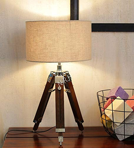 Modern Home Decor Mariner - Lámpara de Mesa con trípode (sin Sombra)