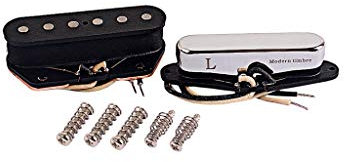 Alnicov Modern Guitar Pickups Set Neck and Bridge Pickup For Tele Telecaster Style Electric Guitar Parts Replacement With L mark
