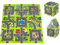 Moby-System Puzzlematte für Babys, 90 cm x 90 cm x 1 cm, Spielmatte, geruchlos, Matte große, Puzzle Matte für Jungen & Mädchen, Spielmatte schadstofffreie, geruchlose Krabbelmatte