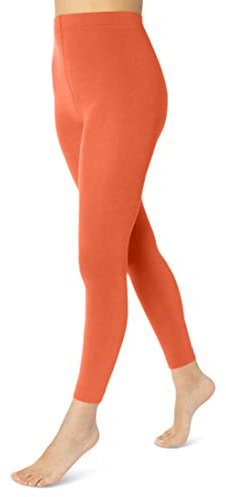 sockenkauf24 Damen THERMO Leggings mit Innenfleece extra warm Winter Leggings WP (40/42, Kupfer)