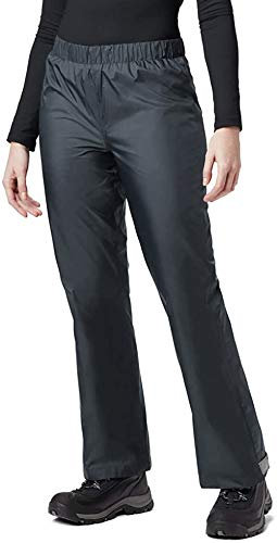 BenBoy Damen Regenhose wasserdichte Atmungsaktive Leichte Fahrrad Überziehhose Winddicht Wanderhose Trekkinghose YK5511W-Grey-L