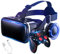 JYMYGS Virtual Reality Headset VR Goggles Glasses with Controller VR Headsets for 3D Movies Video Games for iPhone 13 Pro Max/13 Pro/13/12/11, for Samsung Galaxy S21, Huawei, Xiaomi (Size : Android)