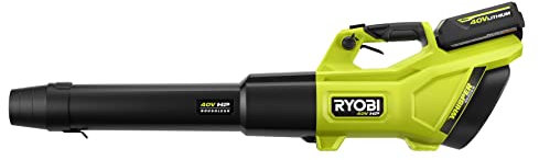 40V HP Brushless Whisper Series 155 MPH 600 CFM Cordless Battery Leaf Blower with 4.0 Ah Battery and Charger