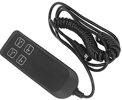 Telecomando a 4 Pulsanti con Telecomando a 5 Pin, Sostituzione Dell'interruttore Reclinabile Elettrico con Clip Sul Retro Adatto per la Maggior Parte delle Poltrone Reclinabili
