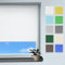 Rollmayer Classic Rollo Klemmfix ohne Bohren, Seitenzugrollo Rollo für Fenster und Tür (Classic Weiß, B115cm x H150cm)