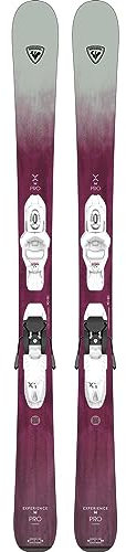 Rossignol Ski-Set Experience W Pro + Bindungen Kid4, Rosa, Mädchen, Größe 140, Rosa