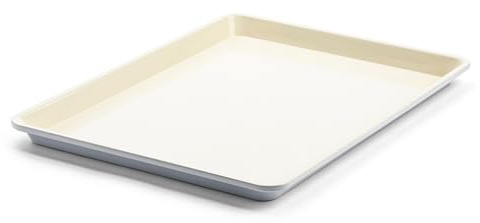 GreenLife Bakeware Healthy Ceramic Nonstick 18.5 x 13.5 Half Cookie Sheet Backform, PFAS-frei, Grau