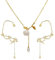 LaVenty Fairy Earrings Elf Ears Elfenohren Schmuck Elfenohren Fairy Accessories Elf Cosplay Choker Fairy Ears Elben Kostüm
