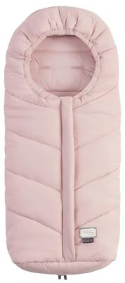 Nuvita 9925 Junior One+ | Saco Universal para Silla de Paseo | Protección de 6 a 36 Meses (100 cm) | Protección hasta -18 °C e Impermeable Cortavientos | Rosa Suave
