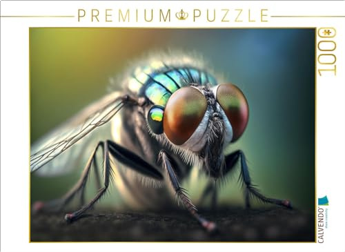 CALVENDO Puzzle Fliege | 1000 Teile Lege-Größe 64 x 48 cm Foto-Puzzle für glückliche Stunden