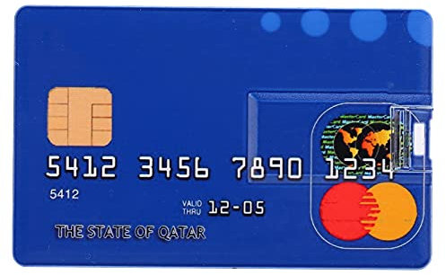 Tarjeta de 32 GB Disco U, Tarjeta Bancaria de CR¨¦dito Unidad Flash USB Computadora Oficina Externa para Estudiantes Tarjeta de Almacenamiento Port¨¢Til Creativa Forma U Disco