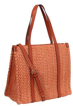 ABRO Shopper SUSANNA Small Orange S Damen, orange, Retro