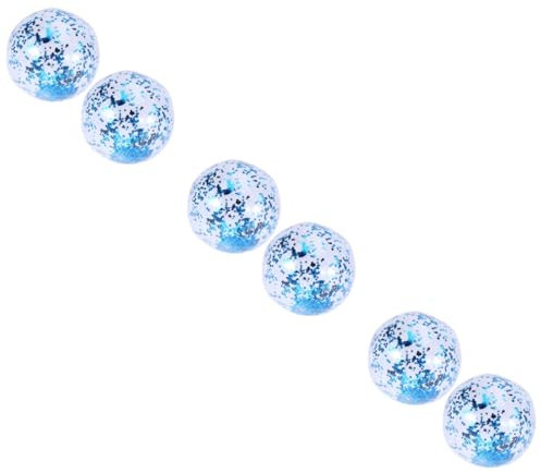 Abaodam 6 Stück 16 Transparente Kugel Spielball Spielte Sportspielzeug Zootierspielzeug Mini-Eier Zum Basteln Elfenmützen Für Kinder Spielzeug Für Kleinkinder Blinken Spielzeugball Blitz