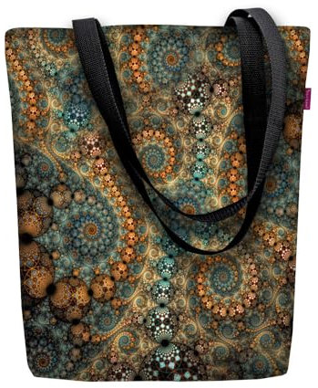 Bertoni Tasche Schultertasche Einkaufstasche Umhängetasche Shopper Tote Bag Handtasche Codura Mit Reißverschluss Sunny 40x36x2 cm Hipnotic