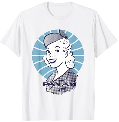 Pan Am Flugbegleiter Lächeln T-Shirt