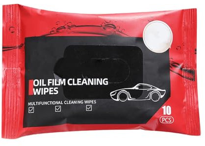 Quick Cleaning Oil Film Wipes, Glass Wipes for Car Window, Oil Film Cleaning Wet Wipes for Auto, Fast and Effective Oil Film Wipes for Window, Shower Door, Car Glass and Windshield