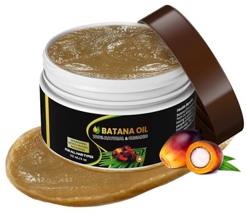Batana Oil for Hair Growth,Natural Organic Hair Oil Repairs Damaged Hair,Enhances Hair Thickness,Eliminates Split Ends,Prevents Loss for Men & Women